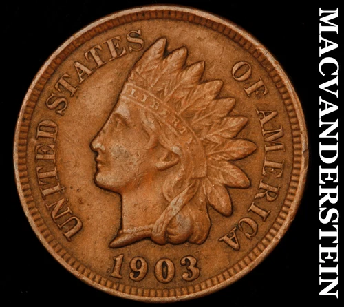 1903 Indian Head Cent- Extra Fine Better Date No Reserve #i5291