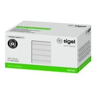 Sigel Haftnotizen, 125 X 75 Mm, Blanko, Weiß 1 Bis 20 Stk Spare 48%
