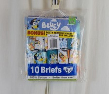 Bluey 10 PACK Boys Briefs Cotton Underwear Multicolor Size 2T/3T