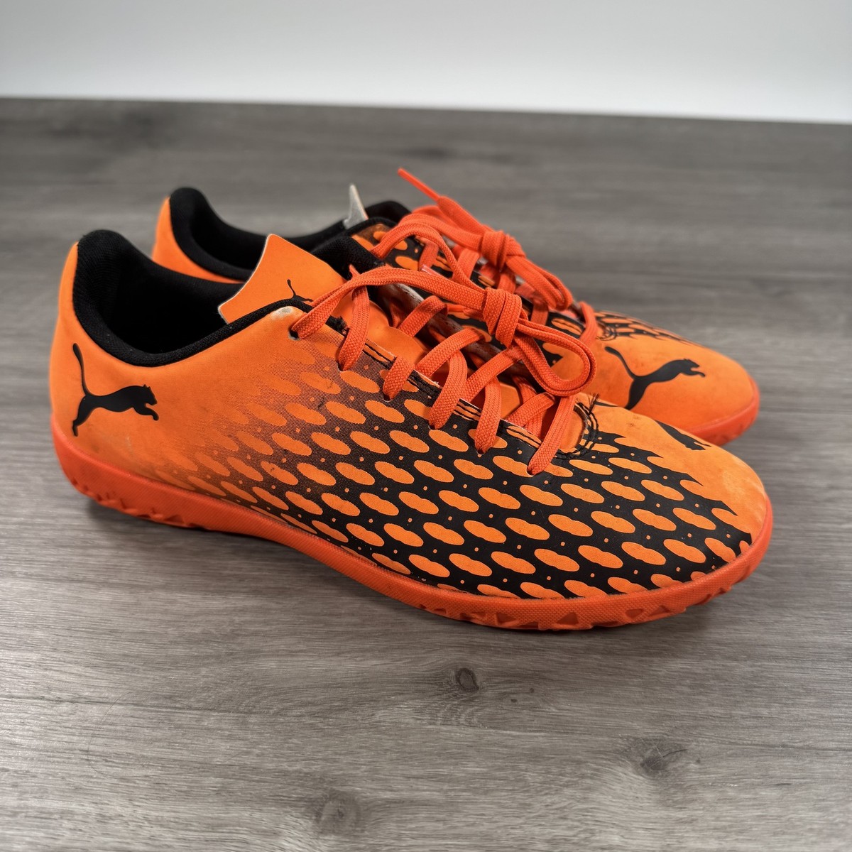 Puma Future Z 4.4 IT Soccer Shoes Mens 7 Orange Black Turf Indoor
