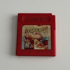Pokemon Red Version Game Boy - Authentic - Tested & Works - Saves Works