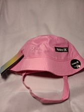 Hurley Pink Toddler Bucket Hat UPF 50+ UV Pro...