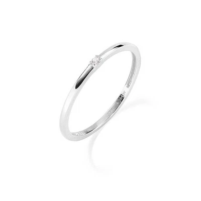 AMEN Ring JR5513-B Weißgoldring 375er Weißgold - Bild 1 von 2
