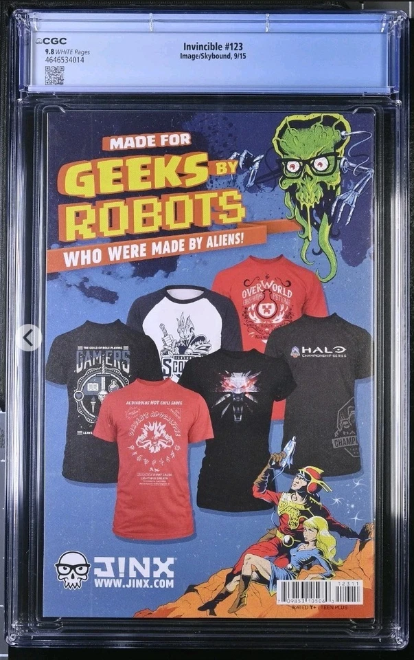 Invincible #123 CGC 9.8 Image Comics 2015 Kirkman Ottley - Image 2 of 2