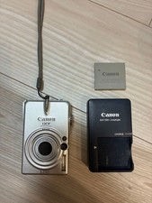 Canon IXY DIGITAL Silver Compact Digital Camera Tested Working Seller Japan