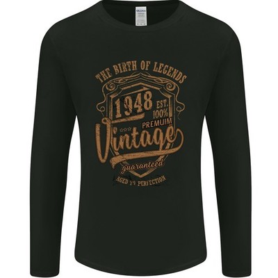 KaterLikoli - Maglietta da uomo originale dal 1948-72 anni bianco XXL