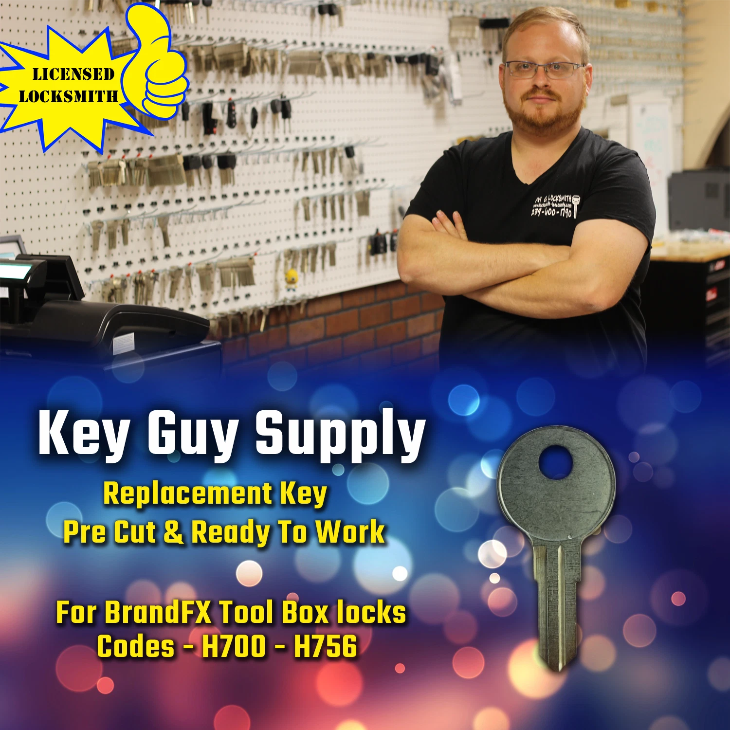 1 key without engraving