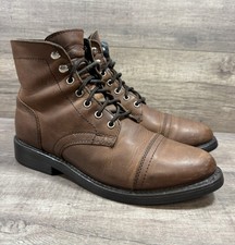 Thursday Boot Co Captain Boots Brown Leather ...