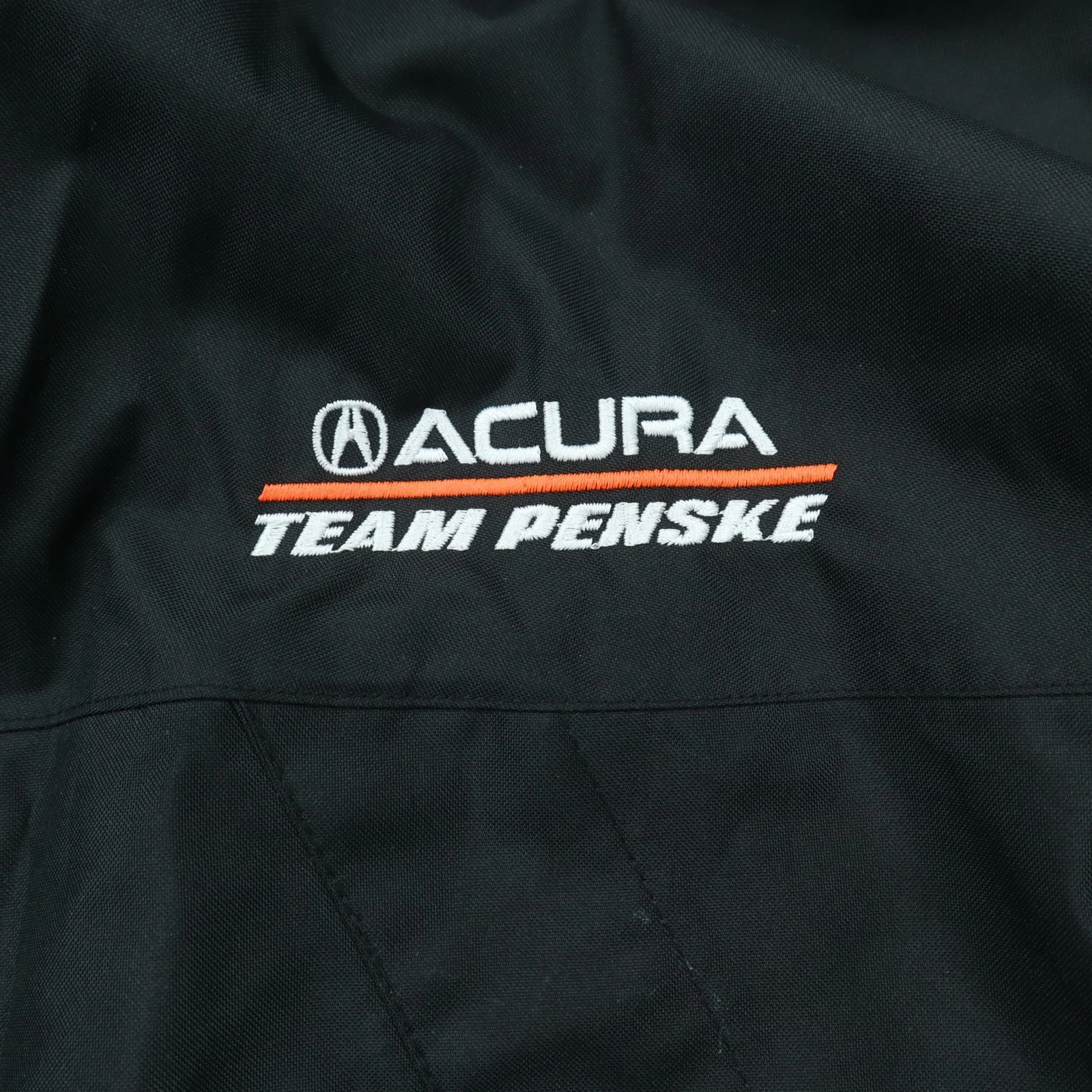 Acura Team Penske Stormtech Rain Jacket Mens XL Black Waterproof Removable Hood image 2