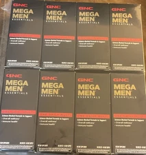4 Boxes GNC Mega Men Essentials Daily Multi Vitamin 60 Caplets each Exp: 09/26