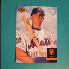 DAVID WRIGHT 2001 Upper Deck Prospect Premieres Rookie Card RC #52 New York Mets. rookie card picture