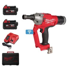 Milwaukee M18ONEFLT-502X 18V FUEL Lockbolt Tool Kit 2x5.0Ah Batteries Charger Ca