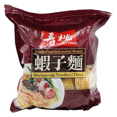 Sau Tao Shrimps Eiernudeln dünn Sautao Shrimp Egg Noodle 454g