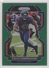 2021 Panini Prizm Green Prizm Zach Cunningham #38 1n0
