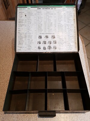 Remax Vintage Metall Aufbewahrungsbox - Verteilerkappe Kit SC47 1935. Free UK P+P