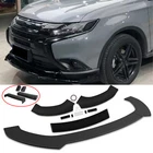 For Mitsubishi Outlander 2003-2024 Front Bumper Lip Splitter Spoiler Kit Gloss