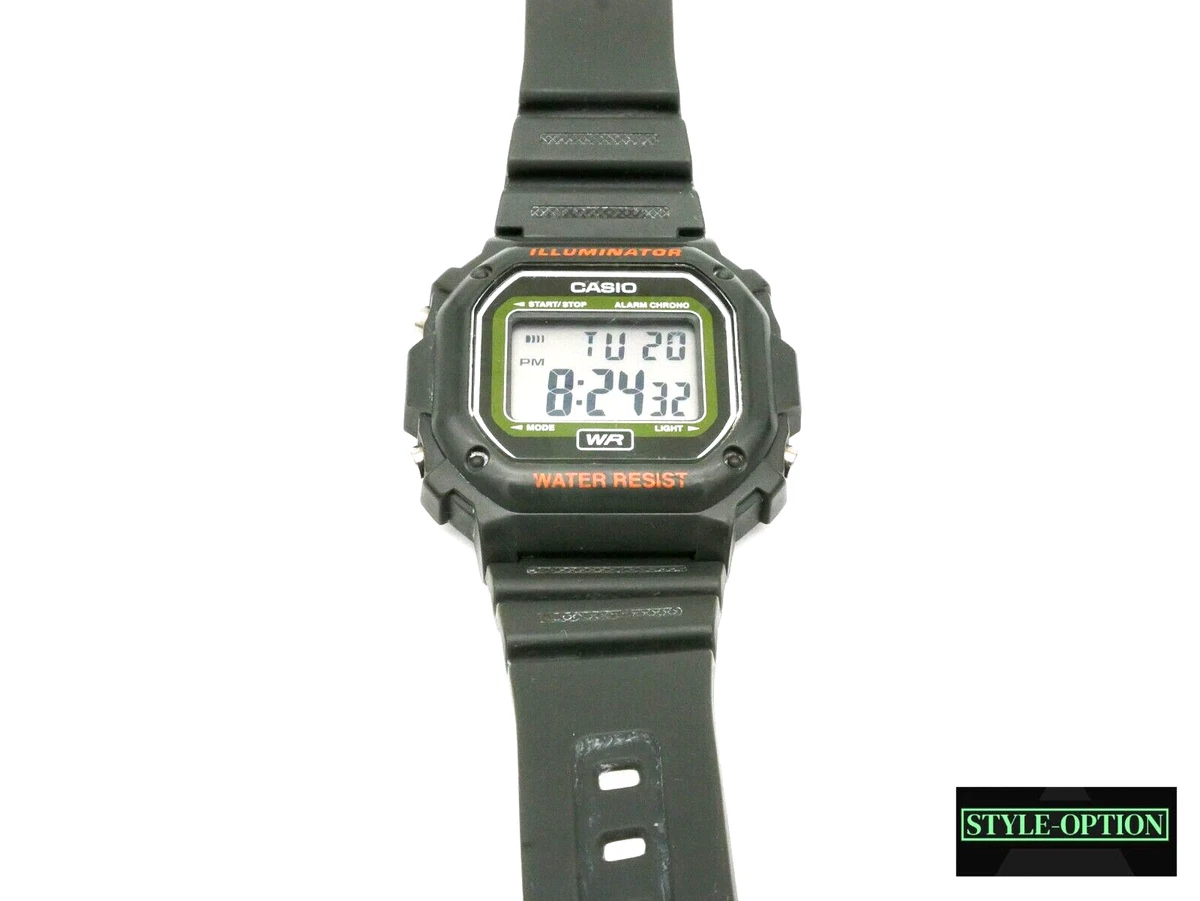 Casio illuminator military clearance green