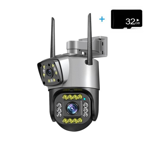 4G SIM 4MP Wifi IP Camera Dual Lens Security Ai Human Monitor Night CCTV Video - Picture 24 of 79