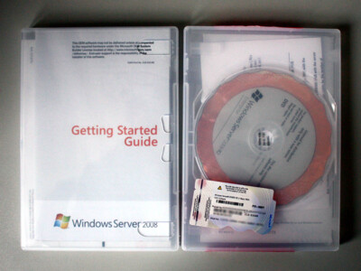 Windows 2008 Enterprise Server R2, Systembuilder mit 25 CALs (1-8 CPU), englisch