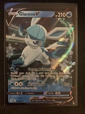Glaceon V 040/203 - Ultra Rare Evolving Skies Pokemon NM/M Pack Fresh