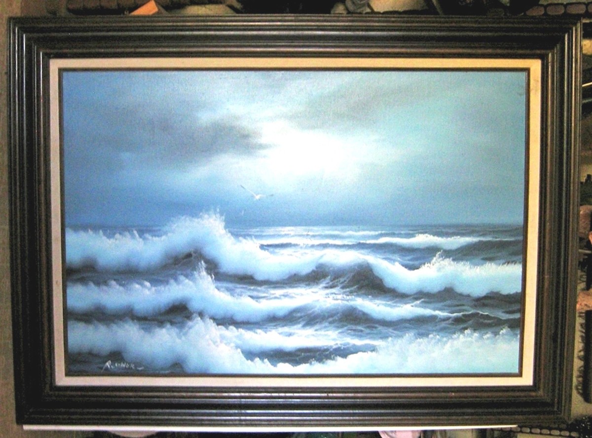 【F4号】good blue(spelling) 油絵 oil painting s-l400.jpg