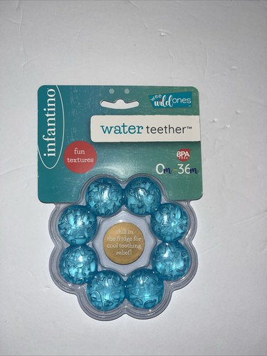 INFANTINO CIRCULAR WATER BABY TEETHER, BPA-FREE, AGE 0-36 CHILL - Bild 1 von 2