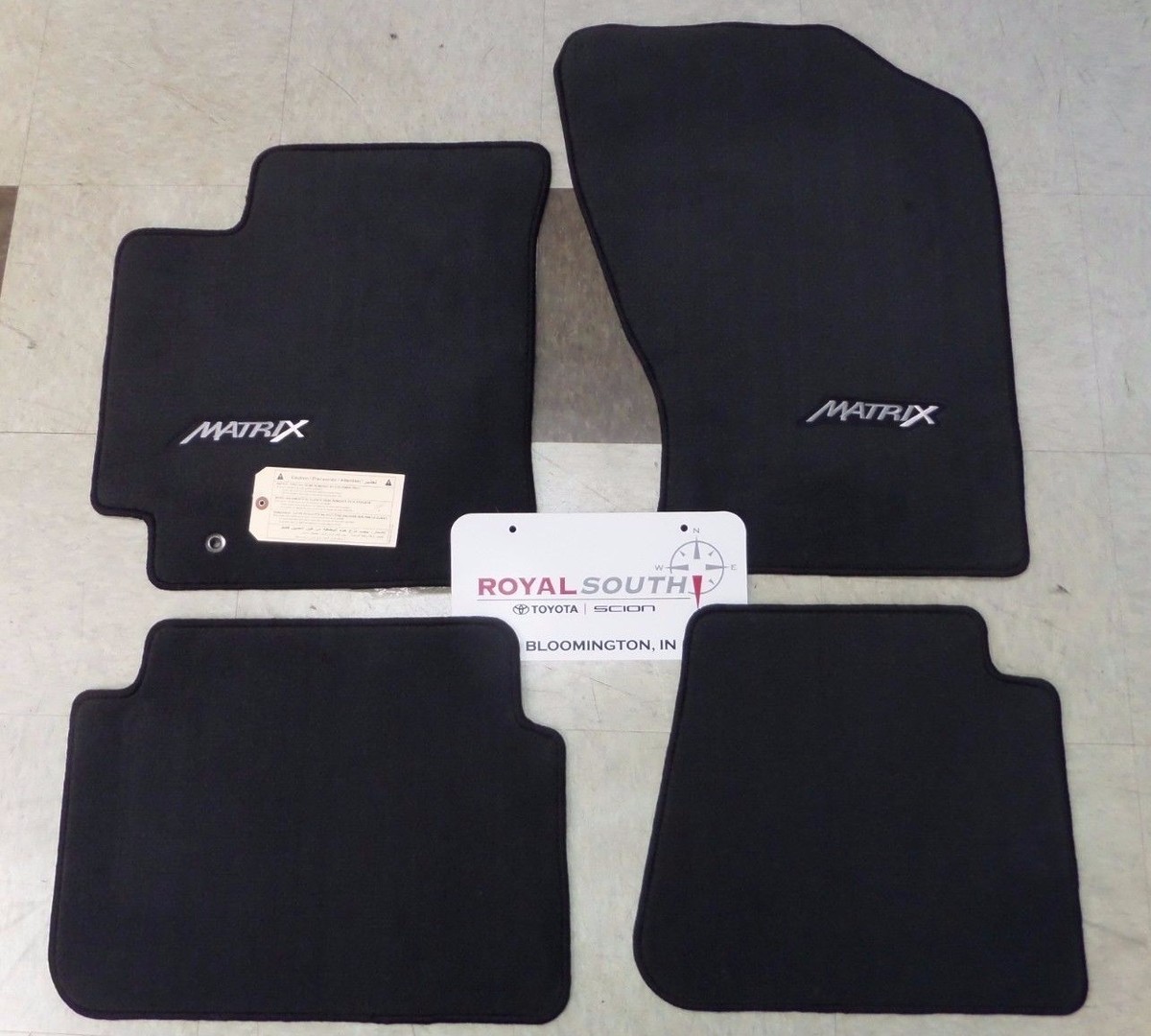 Toyota Matrix 2009 - 2013 AWD Dark Charcoal Carpet Floor Mats Set