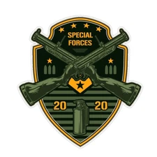 Special Forces Bumper Sticker Military Vinyl Soldier Decal 5"