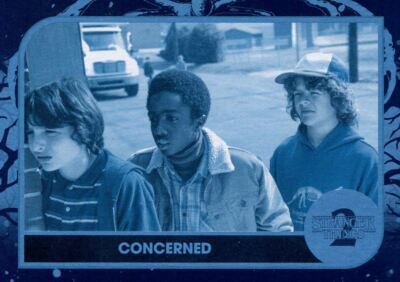 Stranger Things Season 2 Upside Down [/99] Base Card #7 Concerned