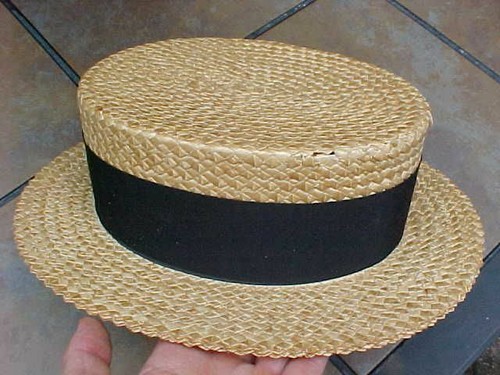 ORIGINAL VINTAGE BROOKS BROTHERS STRAW 
