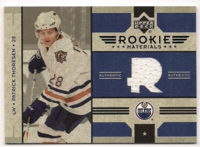 Patrick Thoresen 06-07 Upper Deck 2 Rookie Materials Game Jersey