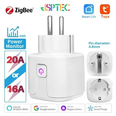 EU smart plug with power monitoring, synchronization function