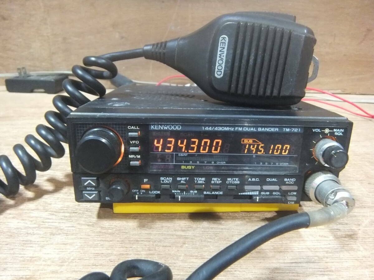 KENWOOD TM-721S 144/430MHz FM Dual Band Ham Radio KENWOOD TM-721S 144/430MHz FM Dual Band Ham Radio