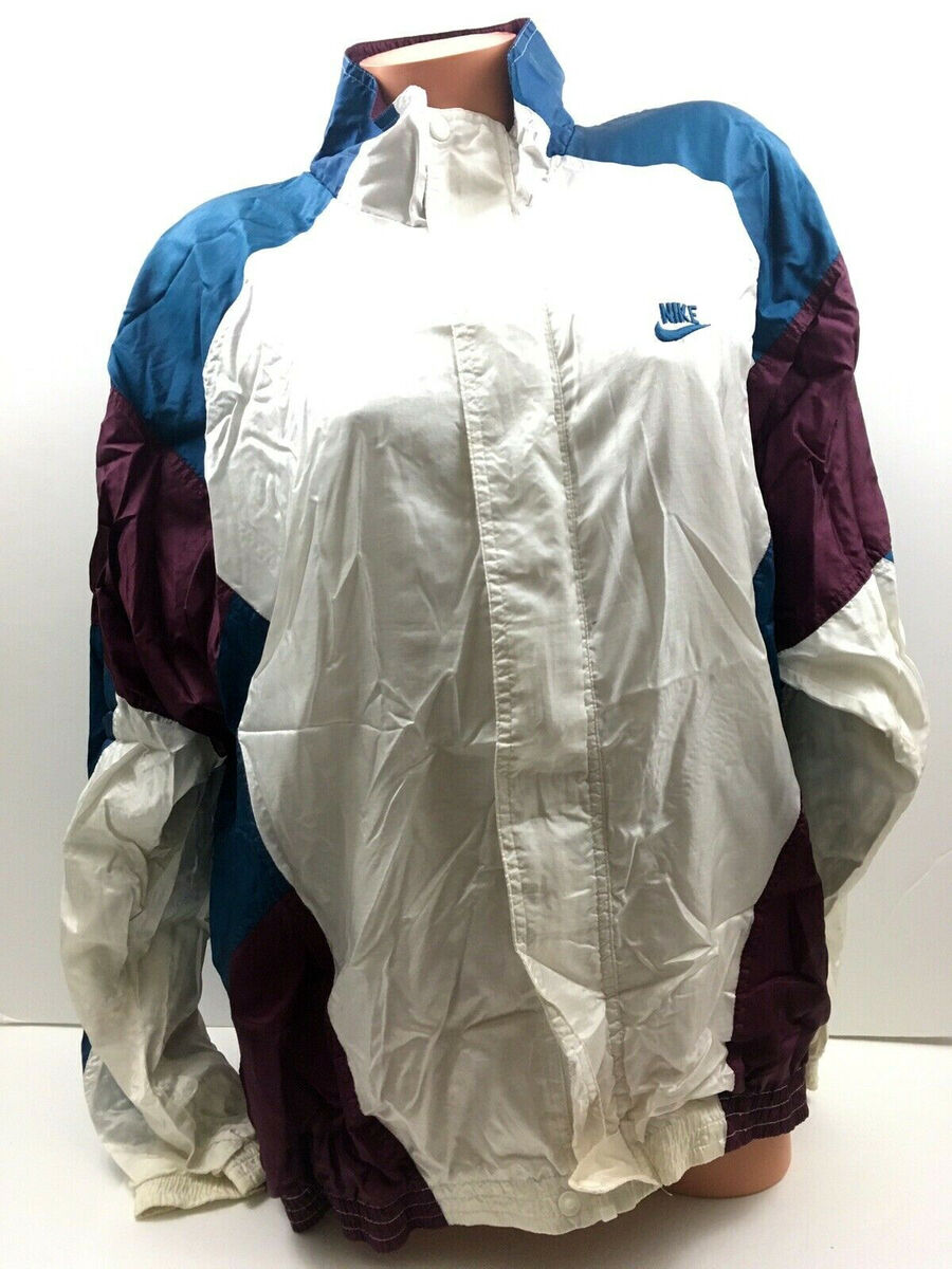 Vtg 90s Nike Men Windbreaker Jacket Color Block Spell Out Vtg 90s Nike Men Windbreaker Jacket Color Block Spell Out