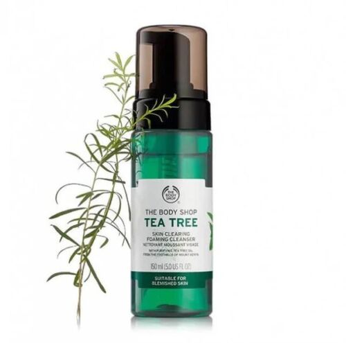The Body Shop Tea Tree Skin Clearing Foaming Cleanser 150ml for Blemished Skin - Picture 3 of 24