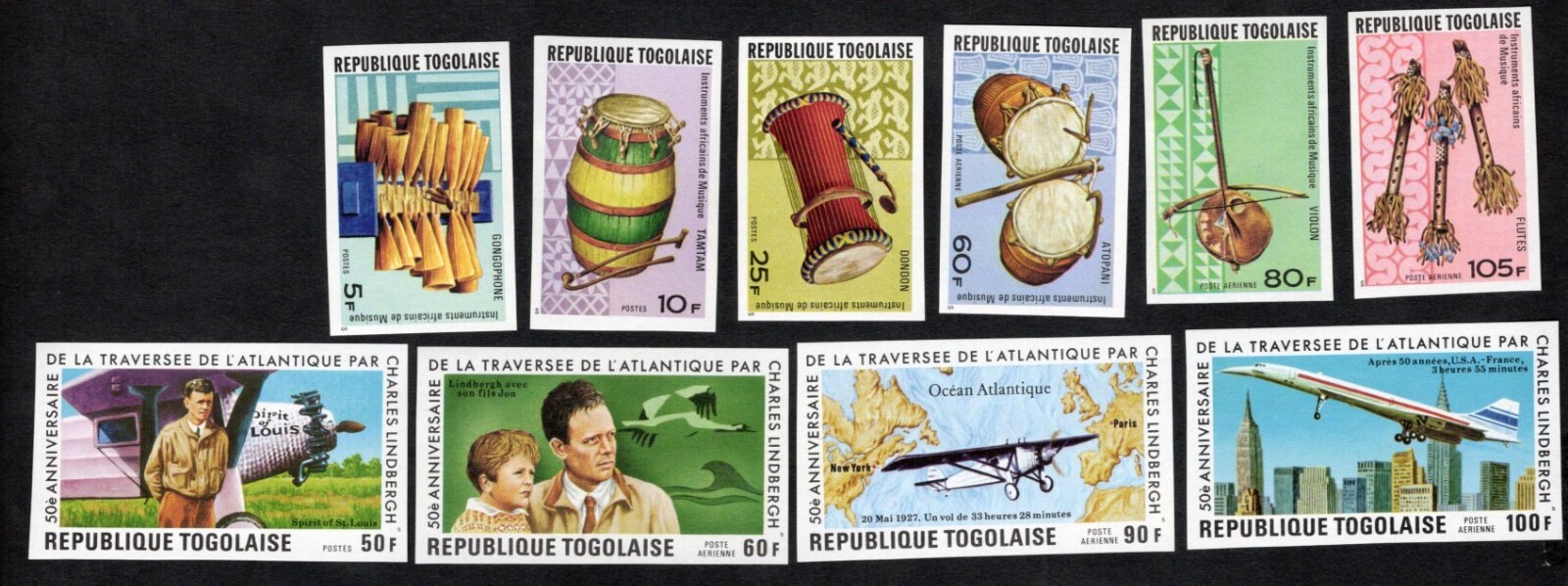 Togo 1977 stamps Mi#1217B-1220B START8%ONLY MNH CV=39$