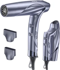 Llano Lightweight Folding Ionic Hair Dryer with 110,000 RPM Brushless Motor