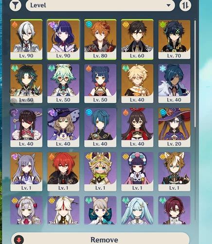 genshin impact account Na AR 51