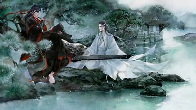 Anime lan wangji wei wuxian  zhan Playmat Gaming Mat
