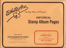 White Ace U.S. National Christmas Seal Stamp Album 1907-2022