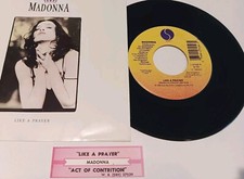 Madonna, Like A Prayer, 1989, 7, RARE JUKEBOX...