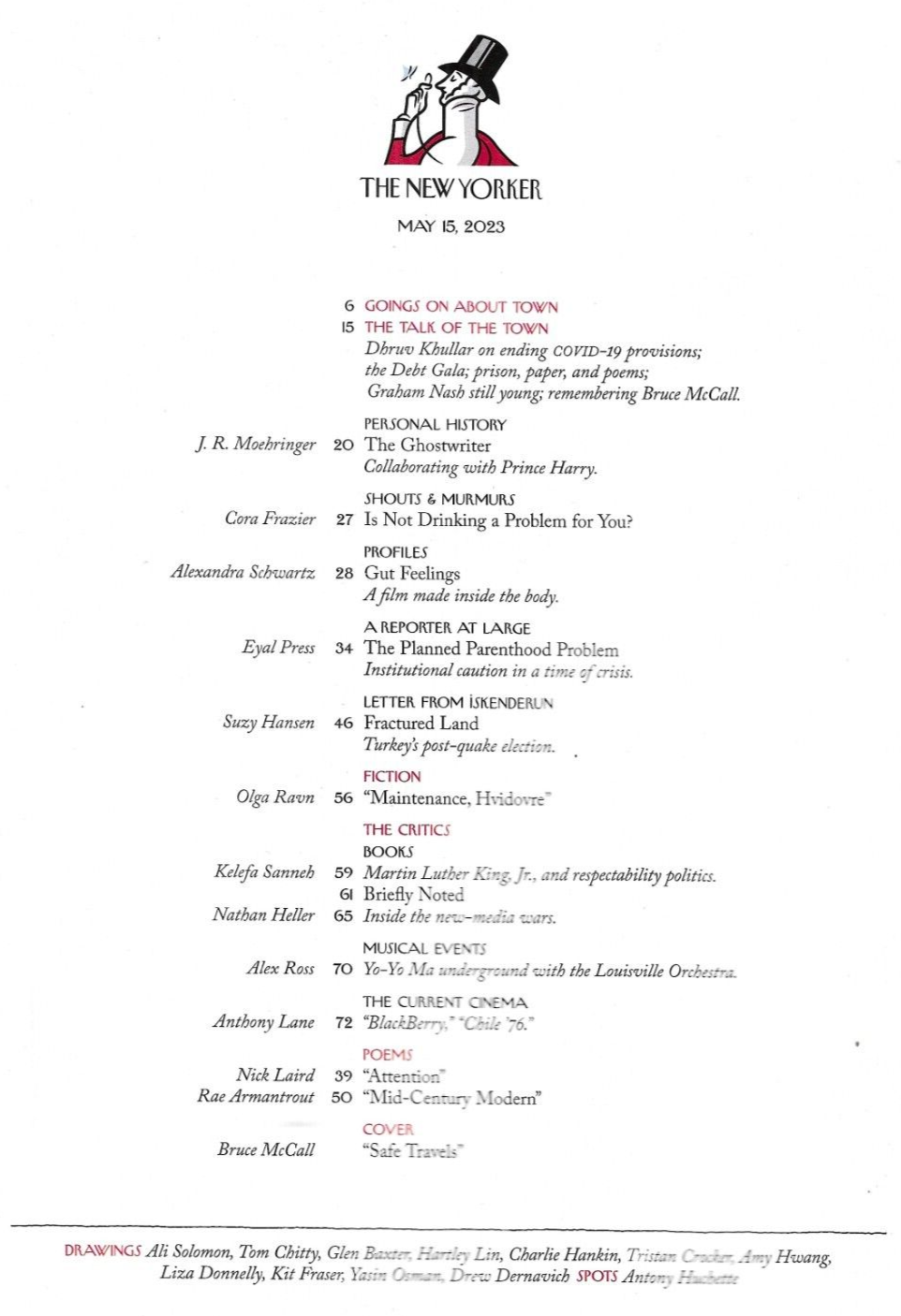 New Yorker Magazine Prince Harry Ghost Writer Planned Parenthood