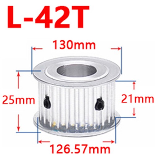 L Timing Belt Pulley 36-72Teeth Synchronous Wheel Sprocket For 20mm Width Belt - Picture 6 of 12