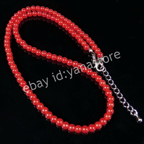 6mm Natürlich Mehrfarbig Edelstein Jade Rund Perlen Halskette Modeschmuck 18-36" - Bild 138 von 141