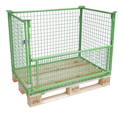 ESB Gitteraufsatzrahmen 100 cm RAL 6017 5 x 5