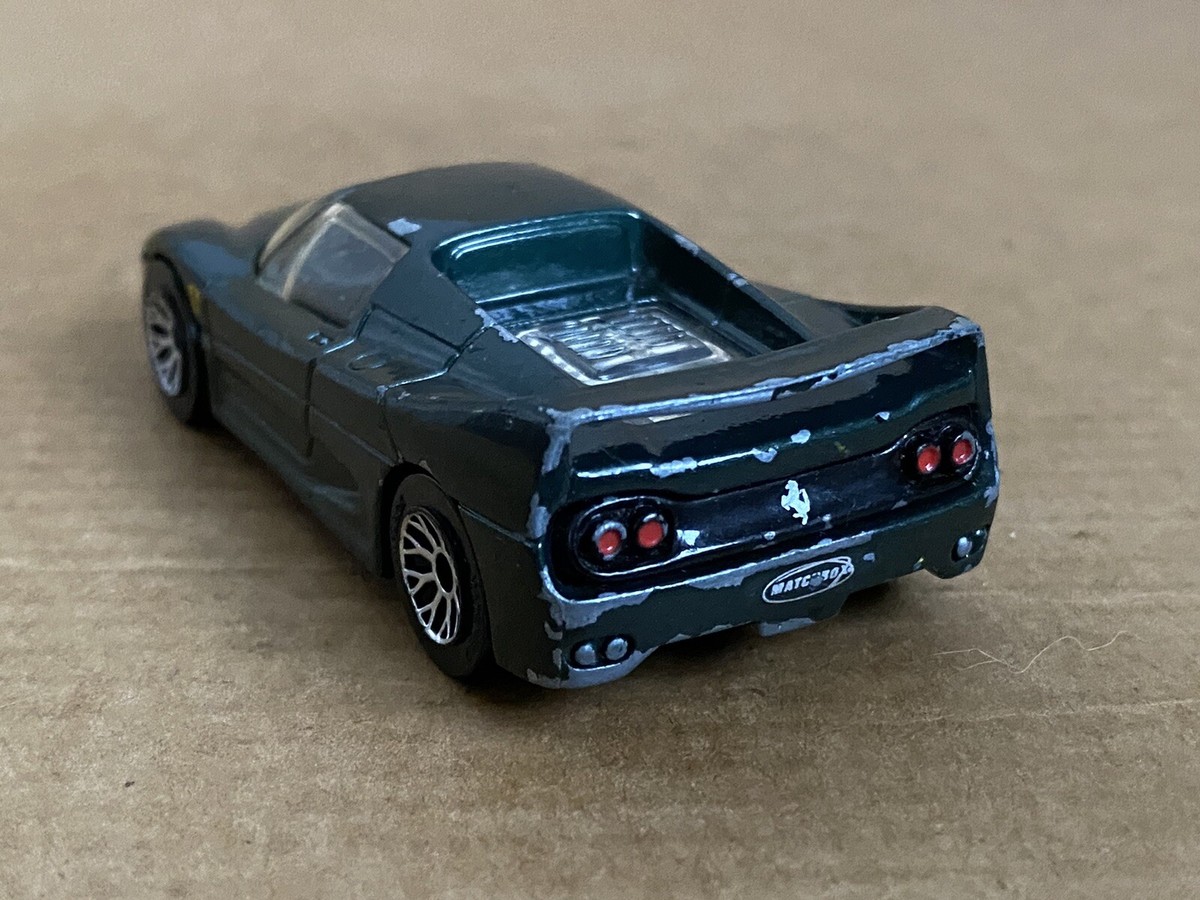 ミニカー Ferrari F50 Matchbox Ferrari F50, 1:64 Scale, Die Cast, MB-52, 1995, Green