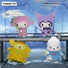 Sanrio Rainy Days Series Kuromi Melody Confirmed Blind Box Figure Hot Toys Gift