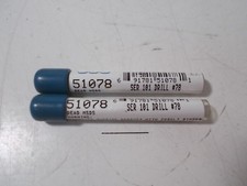 (2) NIB SGS 51078 SER 101 #78 Cobalt Drills
