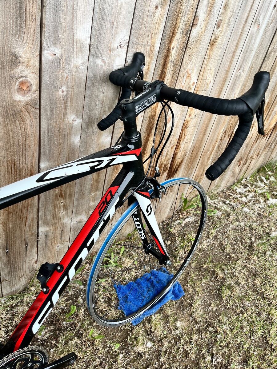 2014 Scott CR1 20 Road Bike, 52-54 cm Medium, Black, Dura Ace Wheelset 2014 Scott CR1 20 Road Bike, 52-54 cm Medium, Black, Dura Ace Wheelset