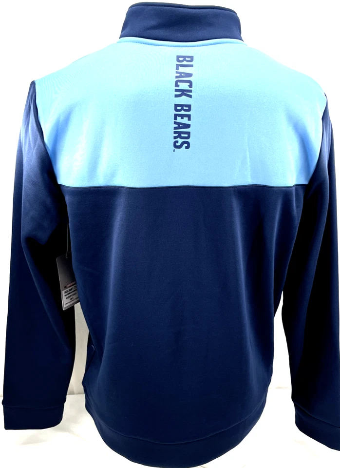 NEW Maine Black Bears Colosseum Athletics 1/4 Zip Pullover Sweatshirt Men's L - Image 3 of 4